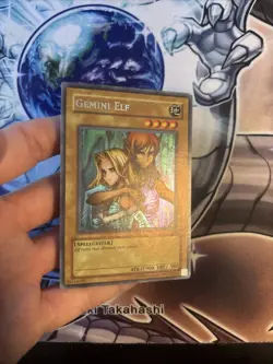 (ACL) Yu-Gi-Oh! Gemini Elf LON-000 HOLO BLEED Unlimited MP/LP - Image 2
