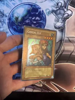 (ACL) Yu-Gi-Oh! Gemini Elf LON-000 HOLO BLEED Unlimited MP/LP - Image 5