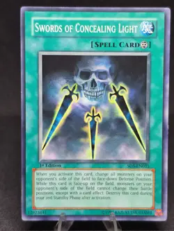 Yu-Gi-Oh! Swords of Concealing Light SD5-EN031 Warrior's Triumph 1st Edition VLP - Image 1