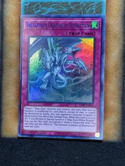 Yugioh The Ultimate Creature Of Destruction LDS2-EN030 Ultra Rare 1st Ed BLUE NM - Image 1