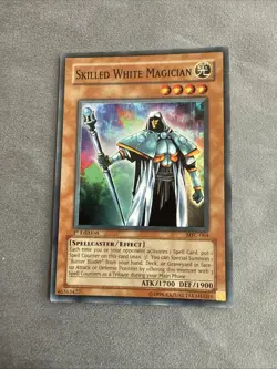 2003 Yu-Gi-Oh! White Skilled Magician NM 1st Ed. MFC #064 Super Rare - Image 1