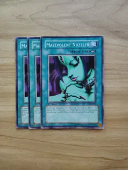Yu-Gi-Oh - Malevolent Nuzzler 3X - Full Playset - Image 1
