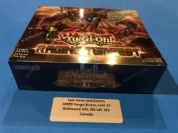 ( RAGING TEMPEST ) - 1st Edition Booster Box - Sealed - Yu-Gi-Oh - 24 Packs RATE - Image 5