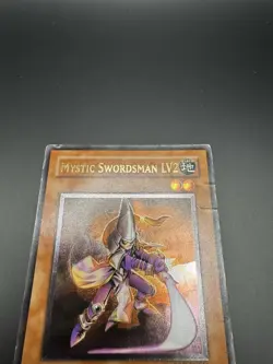 Yu-Gi-Oh! TCG Mystic Swordsman LV2 Unlimited Ultimate Rare SOD-EN011 HP/Damaged - Image 4