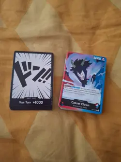 One Piece Deck: Blue/Red Caesur The Clown With Don! 61 Cards - Image 1