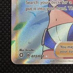 Pokemon TCG Skyla Shining Fates Holo Ultra Rare Full Art Card 072/072 NM - Image 5