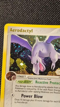 Pokemon Card - Aerodactyl Legend Maker 1/92 Reverse Holo Stamped - MP - Image 3