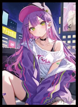 VTuber hololive Tokoyami Towa doujin Card Sleeve Protector - Image 1