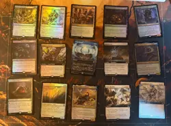 Magic The Gathering Foil/non foil mythic & regular lot of 41 cards - Image 3