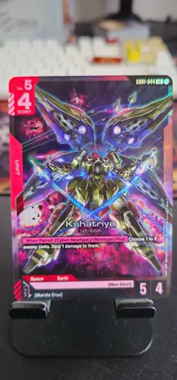 Kshatriya GD01-044 LR | Holo Foil | Gundam Card Game | Newtype Rising - Image 1