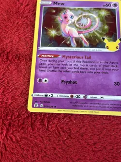 Mew 011/025 Celebrations Holo 25th Anniversary Pokemon Card Nm- - Image 3
