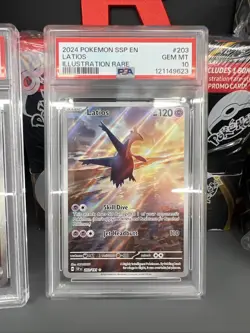Pokemon Latias Latios Love Birds Psa 10 Card Surging Sparks #203 & #239 Set Of 2 - Image 3