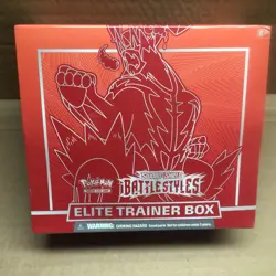 Pokemon Sword and Shield Battle Styles Elite Trainer Box Card Game - Sealed - Image 1