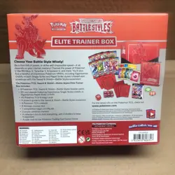 Pokemon Sword and Shield Battle Styles Elite Trainer Box Card Game - Sealed - Image 2