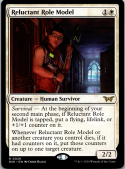 Reluctant Role Model (0026) Duskmourn: House of Horror Regular - Image 1