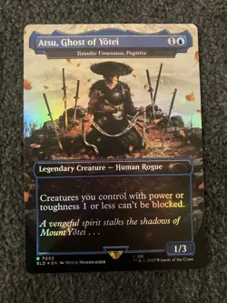 Magic MTG - Atsu, Ghost Of Yotei Foil - Secret Lair Ghost Of Tsushima - Image 1