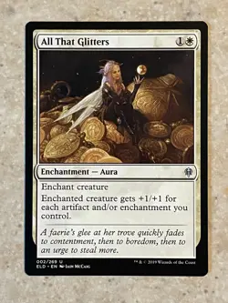 MTG NM All that Glitters [Throne of Eldraine] - Image 1