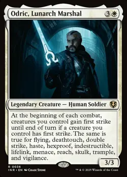 x1 Odric, Lunarch Marshal - Foil R MTG Innistrad Remastered M/NM, English - Image 1