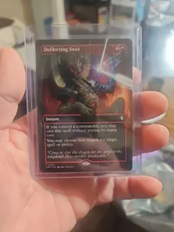 Full Art Deflecting Swat NM From The Commander Masters Set - Image 1