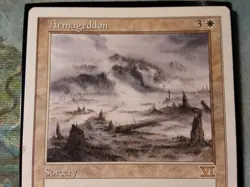 MTG Armageddon Classic 6th Edition ( PANGOLIN MTG) Front NM- Back MP+ See Pics - Image 2