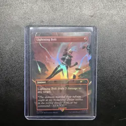 Lightning Bolt (1743) - MTG FOIL - Secret Lair Drop Marvel SLD - - Image 1