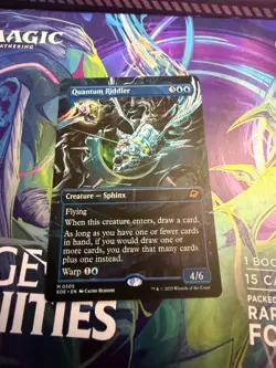 MTG Quantum Riddler (Borderless) Edge of Eternities NON-FOIL #305 Magic EOE - Image 1