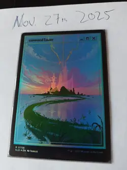 Command Tower (0758) Secret Lair Drop Foil Pixel Land NM - Image 1