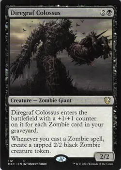 MTG Diregraf Colossus (112) | NM | Cmd Innistrad: Midnight Hunt {MIC} - Image 1