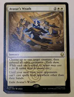 Avatar's Wrath Avatar: The Last Airbender - MTG RARE - Image 1