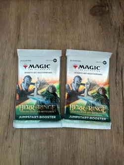 2× Magic The Gathering Jumpstart Booster - Herr der Ringe - Deutsch - Neu & OVP - Image 1