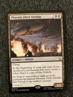 Magic The Gathering MTG - Phoenix Fleet Airship - Avatar: The Last Airbender - Image 1