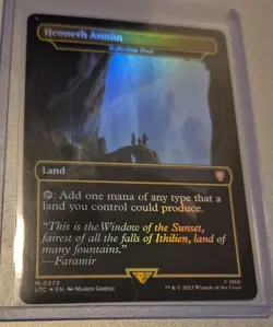 Henneth Annun - Reflecting Pool Commander: the Lord of the Rings Foil MTG Magic - Image 1