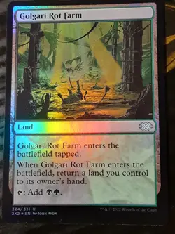Golgari Rot Farm FOIL ,Double Masters 2022, Near Mint , MTG ,FREE SHIPPING - Image 1
