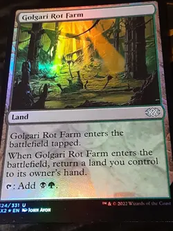 Golgari Rot Farm FOIL ,Double Masters 2022, Near Mint , MTG ,FREE SHIPPING - Image 2