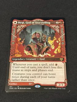 Birgi, God of Storytelling (Showcase) Kaldheim Regular - Image 1