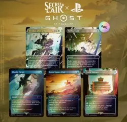 MTG Secret Lair x Playstation Ghost of Tsushima FOIL Edition [PRESALE] SEALED - Image 1