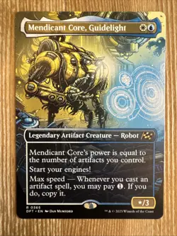 MTG Magic 1x Mendicant Core, Guidelight (M/NM) Aetherdrift Borderless - Image 1