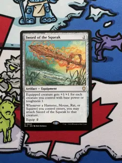 Sword of the Squeak x1 Mtg Bloomburrow Commander - Image 1
