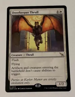 MTG Doorkeeper Thrull - Murders at Karlov Manor LP - Image 1