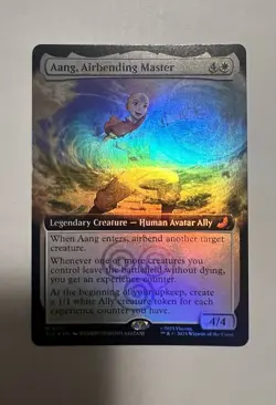 Aang, Airbending Master (Extended Art) Foil MTG Avatar The Last Airbender - Image 1