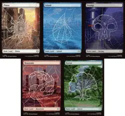 MTG Bulk Lot Spider-Man Full Art Lands (Foil) - Image 1