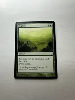 Explore LP Worldwake Magic The Gathering Mtg Lightly Played Sorcery Green - Image 1