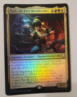 Mtg Avatar The Last Airbender Toph, The First Metalbender NM Foil - Image 1