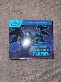Pokemon TCG Mega Evolution Phantasmal Flames ETB sealed * Damaged Check Photos * - Image 4