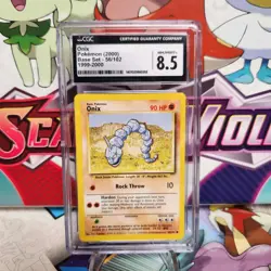 CGC 8.5 Onix 56/102 - Base Set 1999-2000 (4th Print) - Pokemon TCG - SHIPS FAST - Image 1