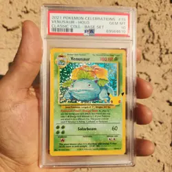 2021 Pokemon Celebrations Venusaur PSA 10 Classic Collection #15 - Image 1