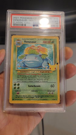 2021 Pokemon Celebrations Venusaur PSA 10 Classic Collection #15 - Image 2