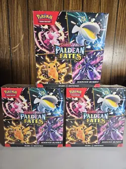 3x Paldean Fates Booster Bundle (Lot of 3) [SEALED] Pokemon TCG (Lot of 3) - Image 1