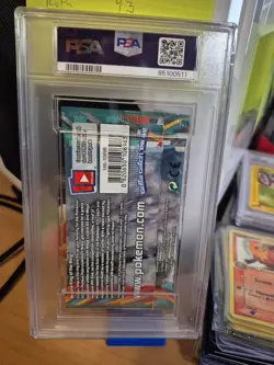 2014 POKEMON XY FURIOUS FISTS FOIL PACK TYRANTRUM PSA 8 NMint (85100511) pop 2 - Image 2