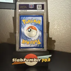 2015 POKEMON XY ROARING SKIES #104 FULL ART/RAYQUAZA EX PSA 7 - Image 2